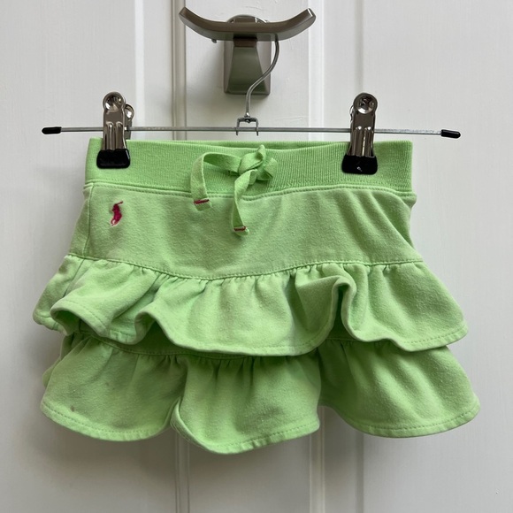 Ralph Lauren 18M Green Flowy Girls Skirt - Picture 1 of 5